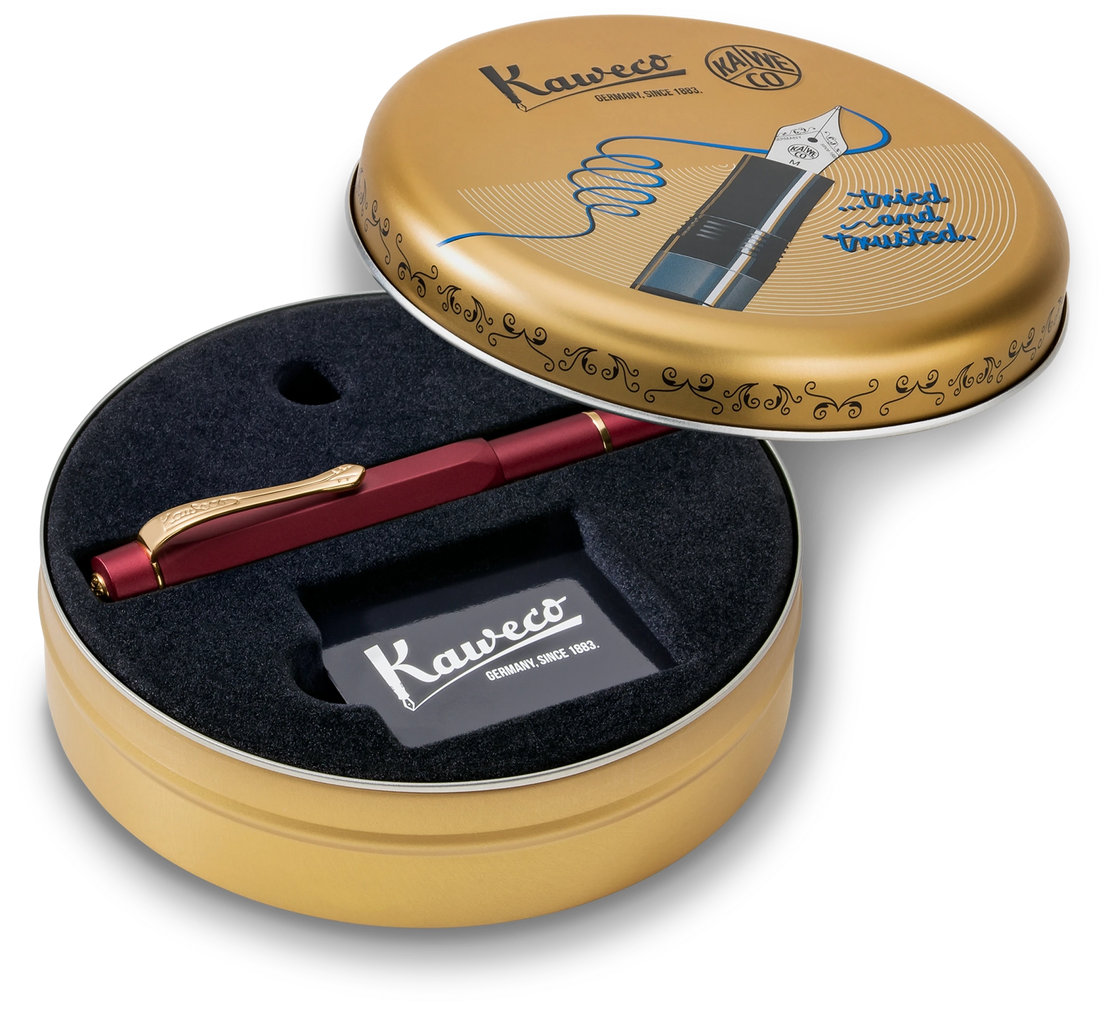 Kaweco Bordeaux Piston Sport AL Solo Fountain Pen