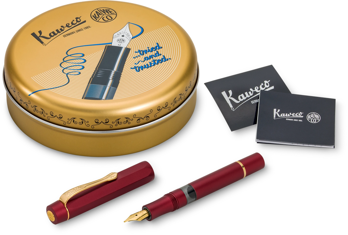 Kaweco Bordeaux Piston Sport AL Solo Fountain Pen