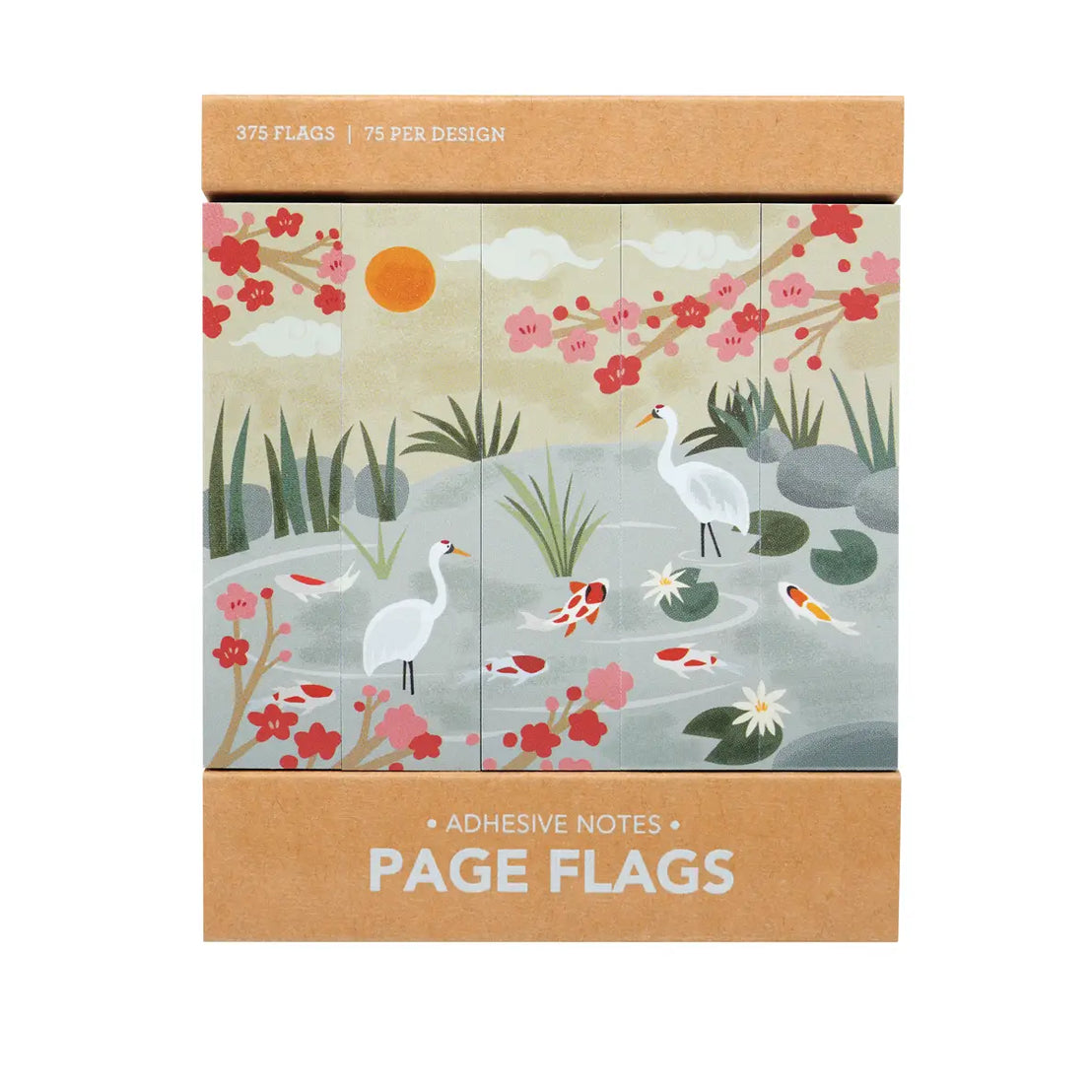 Koi Pond Page Flags