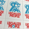 Legalize People Stamp Stickers