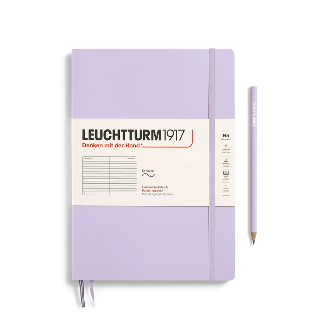 Leuchtturm1917 B5 Ruled Softcover Notebook