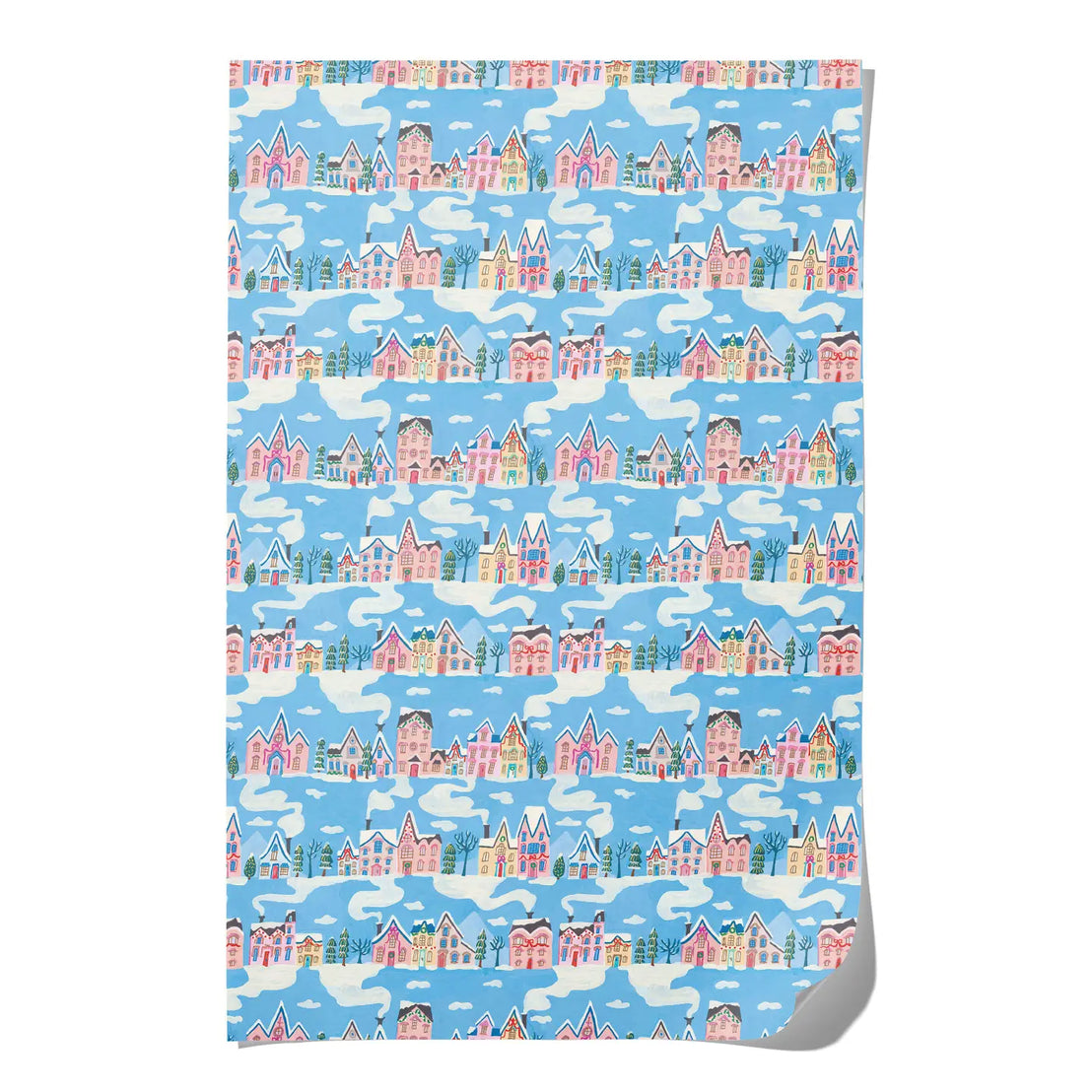 Little Pink Houses Holiday Gift Wrap