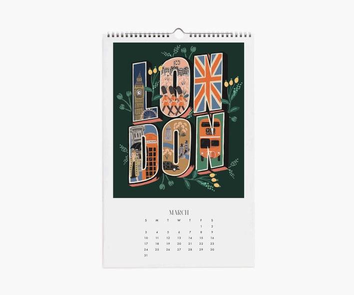2024 Greetings From Around the World Calendar