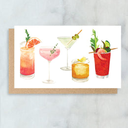 Cocktails Mini Cards