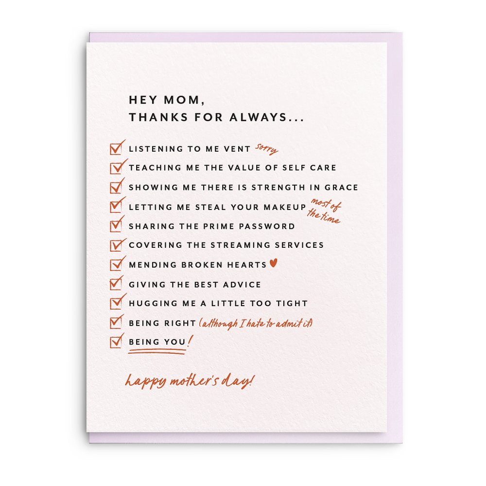 Mom List, Dahlia Press