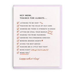 Mom List, Dahlia Press