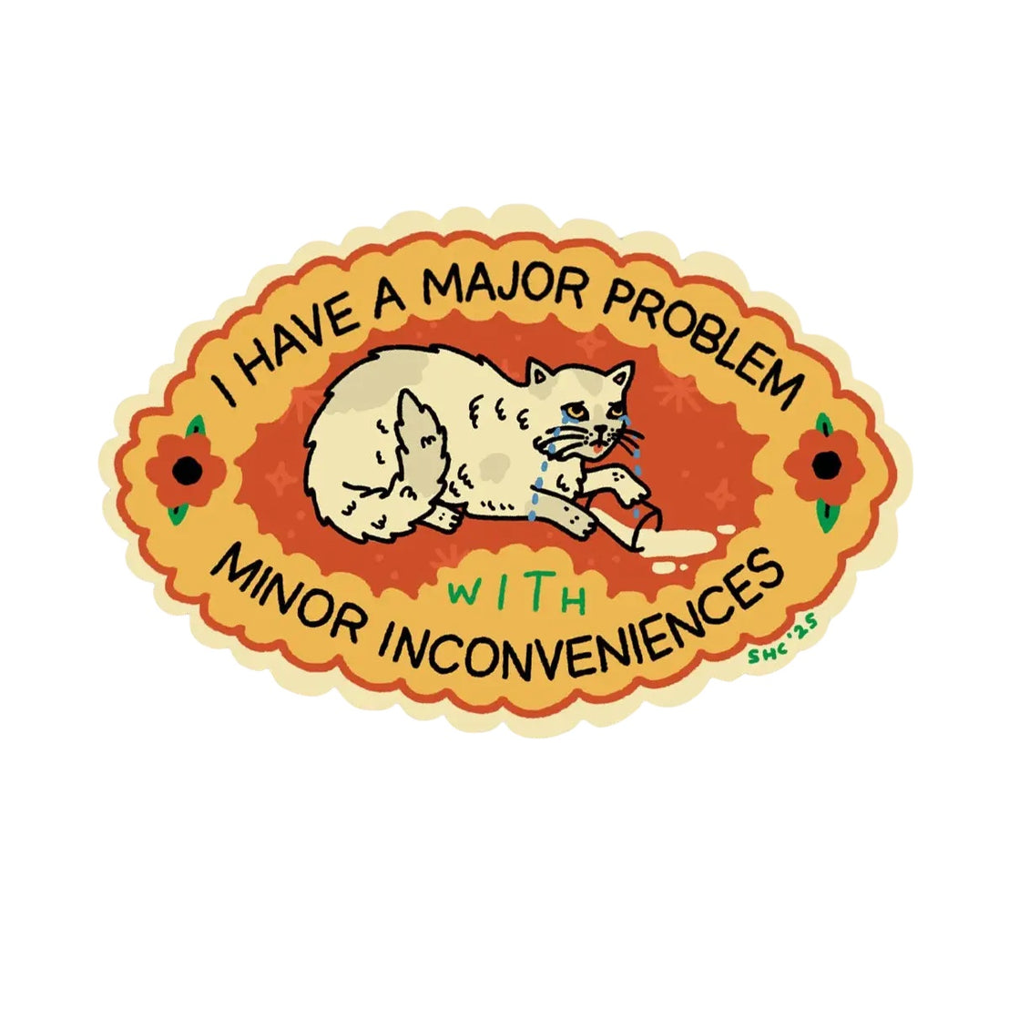 Major Problem Sticker