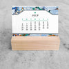 2025 Marbled Mini Desk Calendar