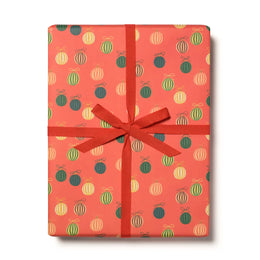 Merry Ornaments Holiday Gift Wrap