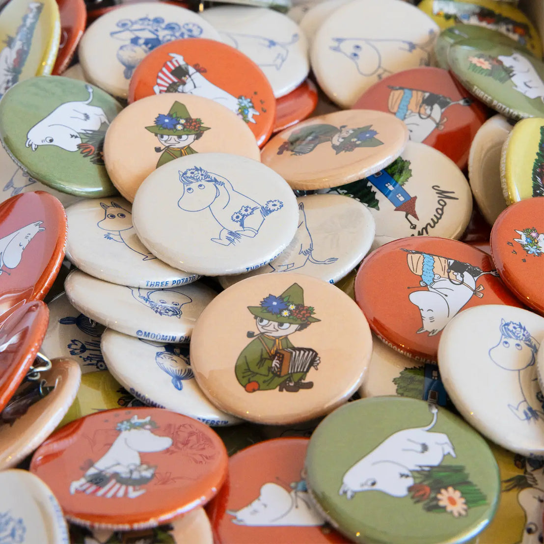 A Slow Life in Moominvalley Button