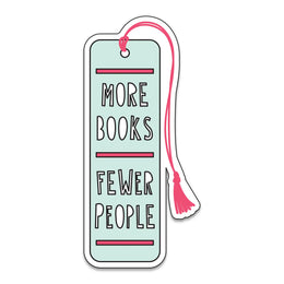 More Books, Fewer People Sticker