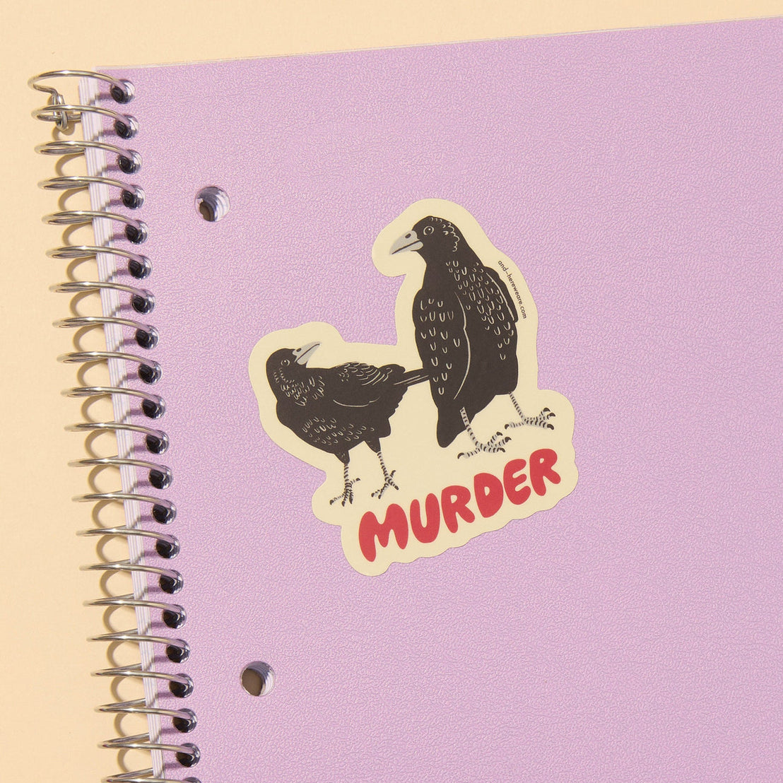 Murder Crow Sticker