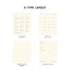 2027 Monthly Nähe Square Planner | Yellow