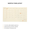 2027 Monthly Nähe Square Planner | Yellow
