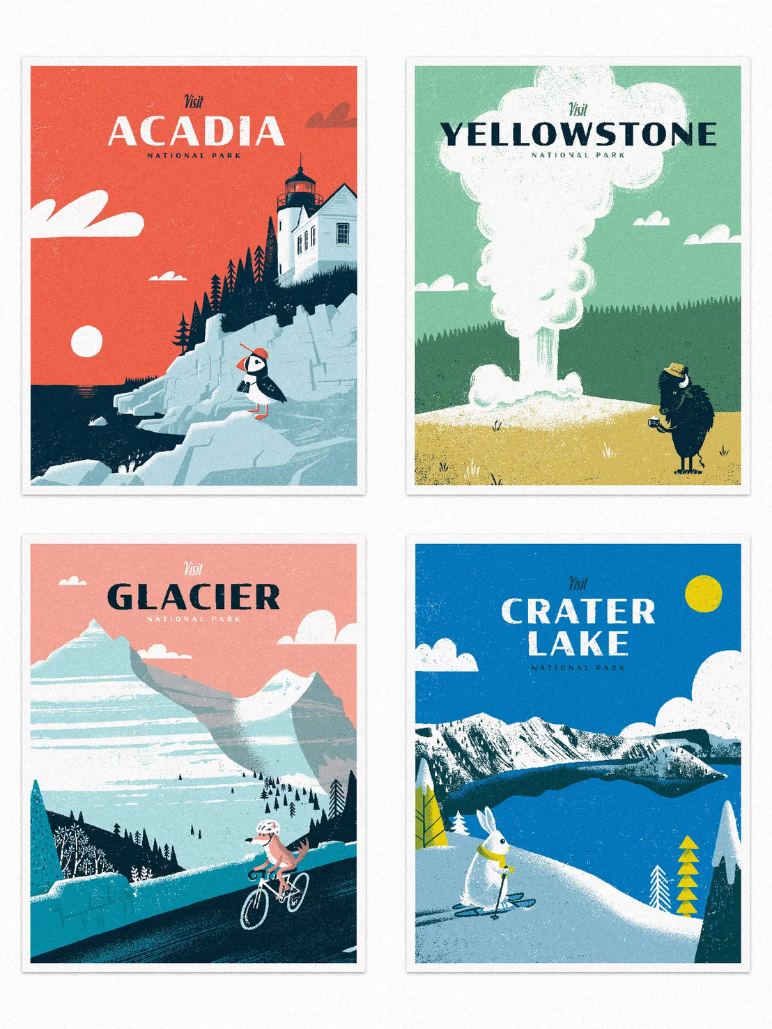 National Parks Postcard Set