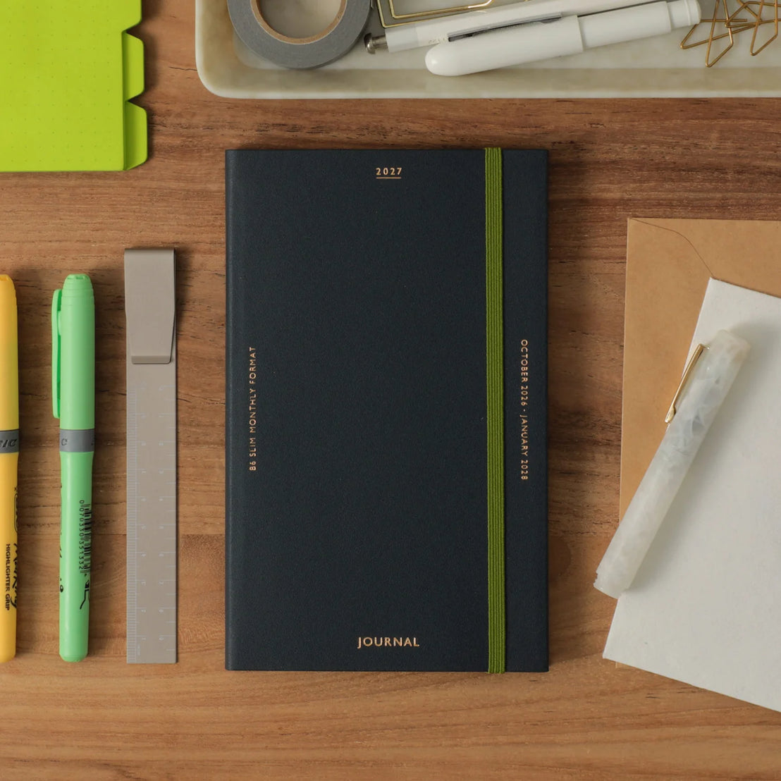 2027 Navy B6 Katy Monthly Planner