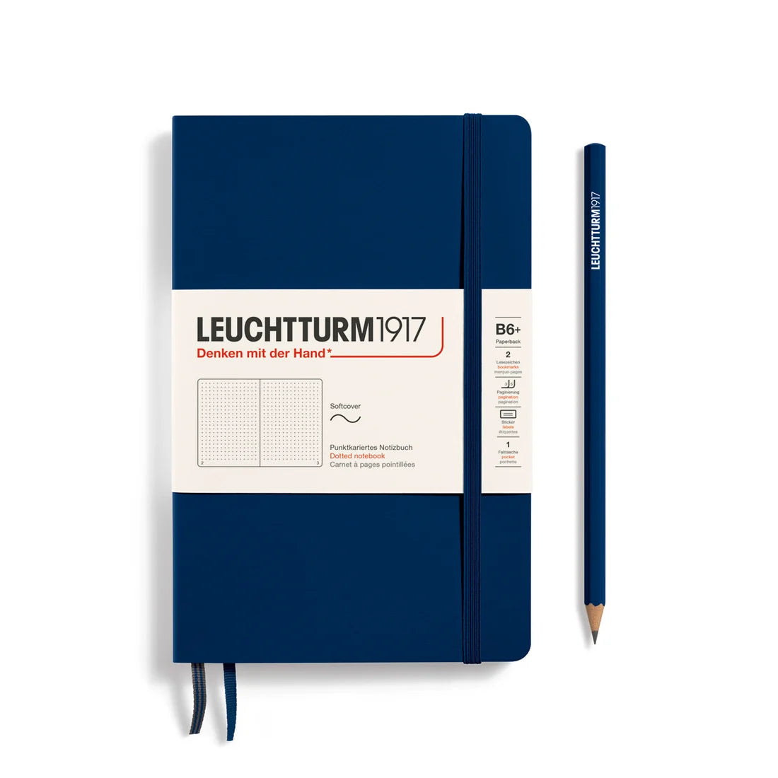 Leuchtturm1917 B6+ Dotted Softcover Notebook