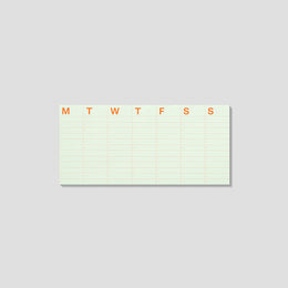 Large Time-Block Notepad, Mishmash