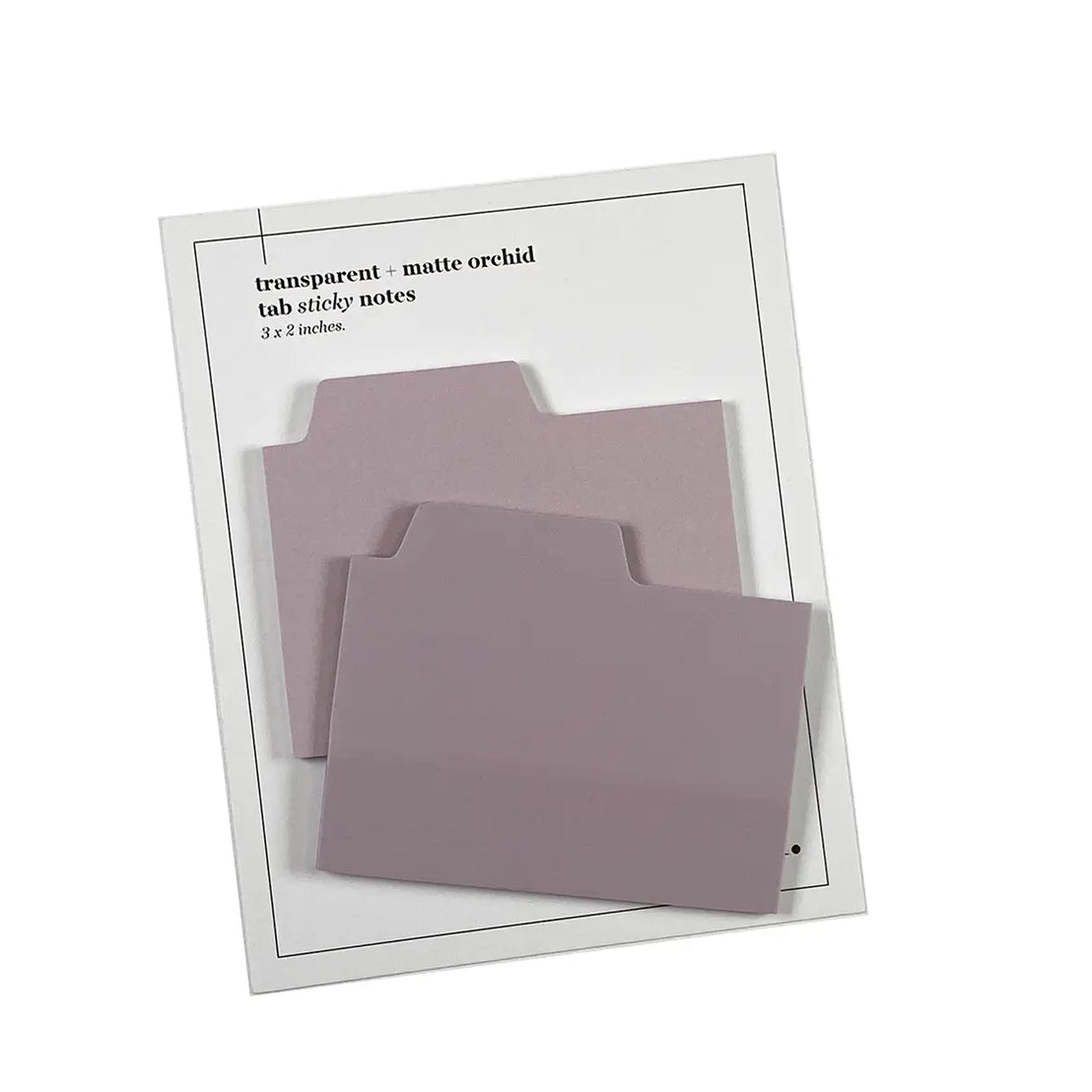 Orchid Blank Tab Sticky Notes