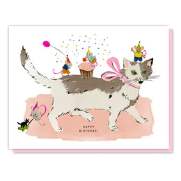 Cat and Mice Birthday, Driscoll Design