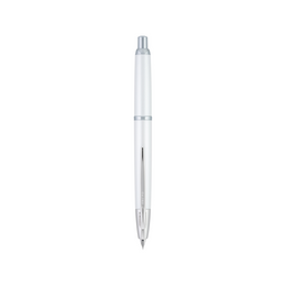 Pilot White Vanishing Point Décimo Fountain Pen