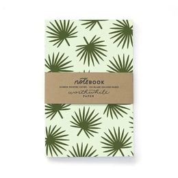 Tropical Palm Leaf Pattern Notebook, Worthwhile Paper