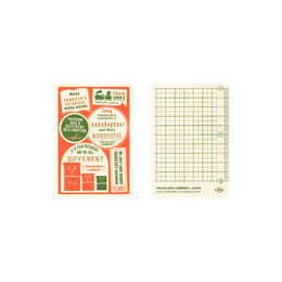 *Pre-order* 2027 Passport Plastic Sheet, Traveler's Company