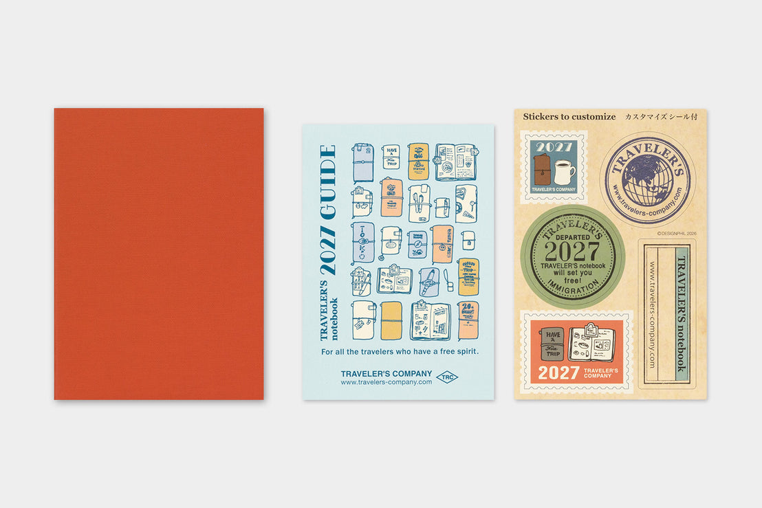 *Pre-order* 2027 Passport Monthly Refill, Traveler's Company