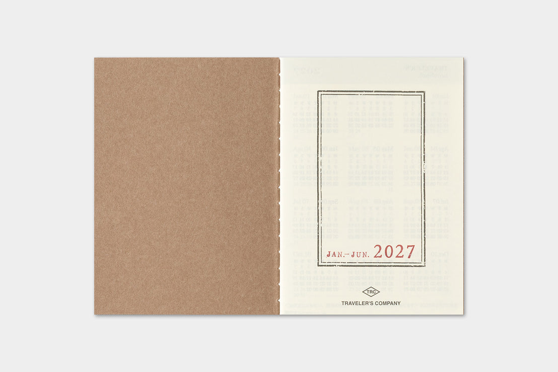 *Pre-order* 2027 Passport Weekly Refill, Traveler's Company