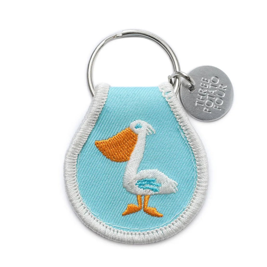 Pelican Patch Keychain