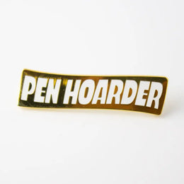 Pen Hoarder Enamel Pin