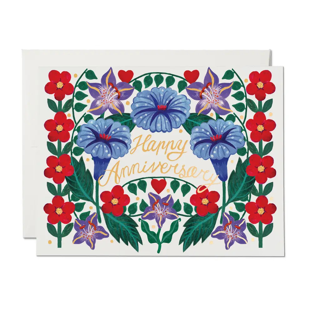 Petunia Anniversary, Red Cap Cards