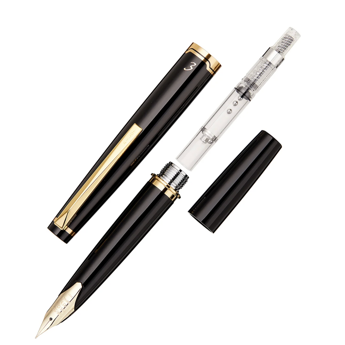 Pilot E95S Black Fountain Pen