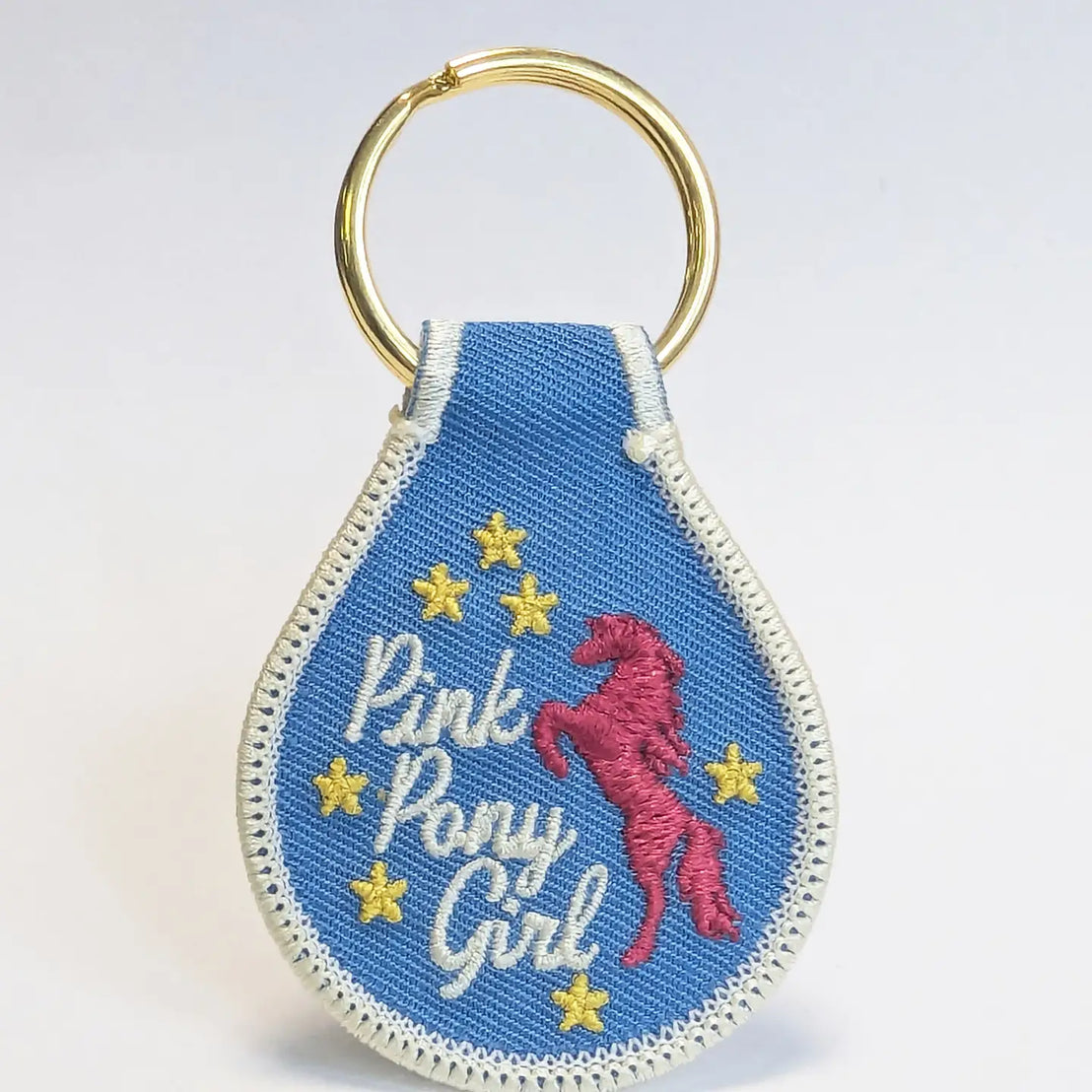 Pink Pony Girl Keychain