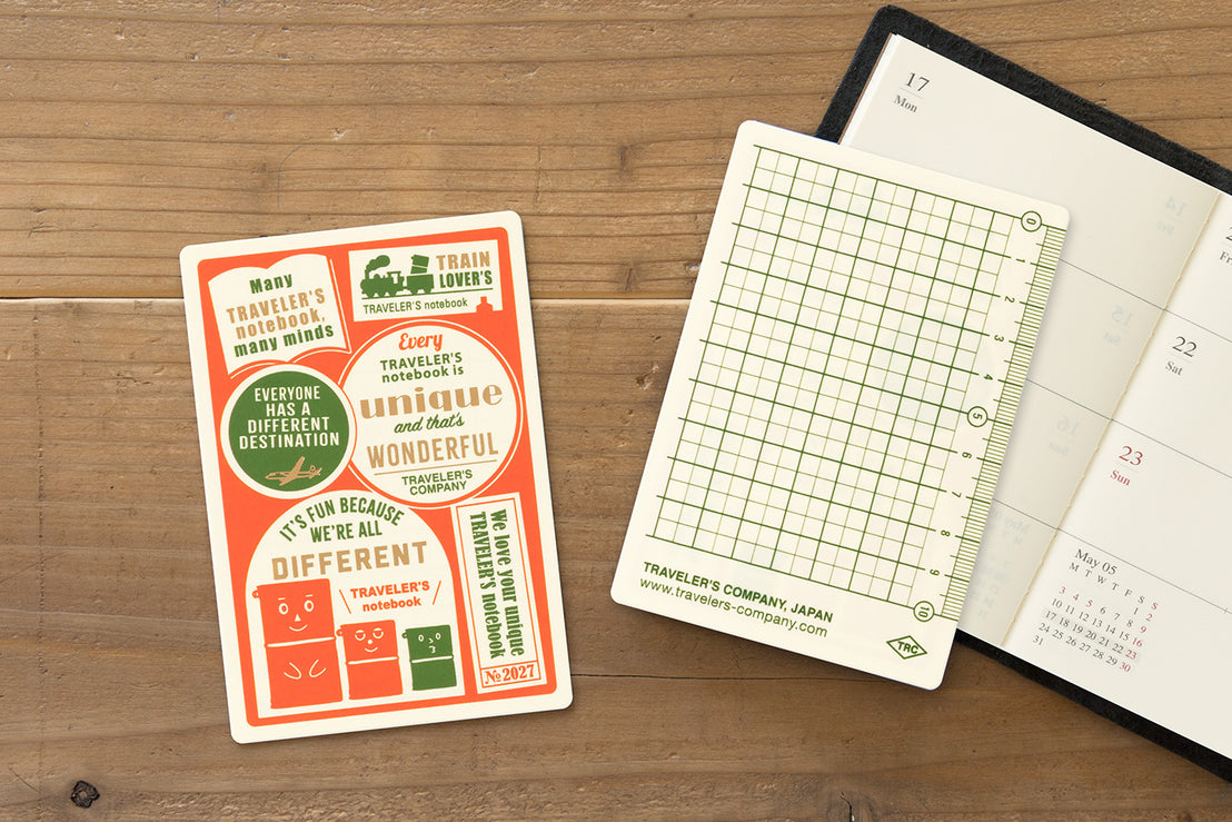 *Pre-order* 2027 Passport Plastic Sheet, Traveler's Company