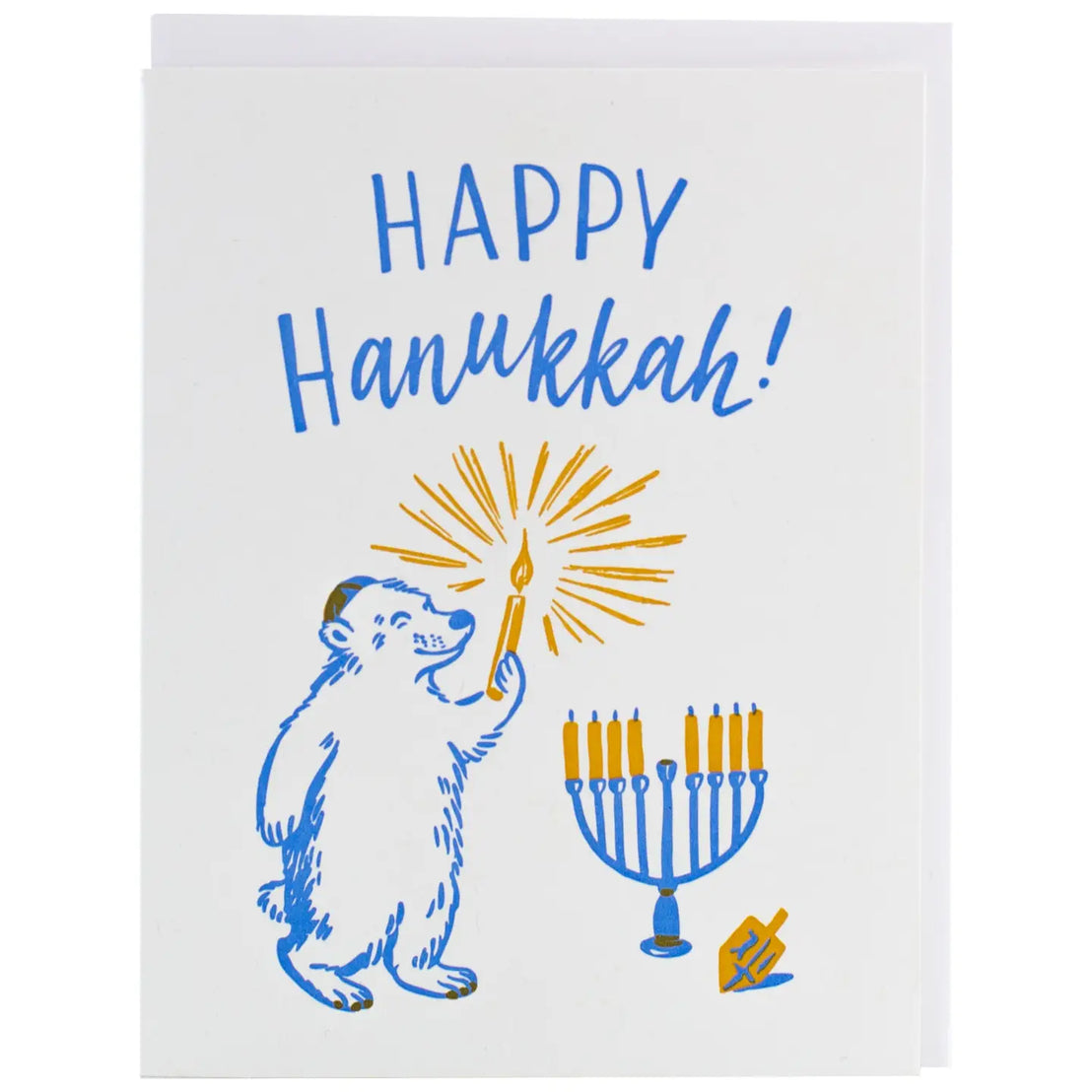 Polar Bear Hanukkah, Smudge Ink