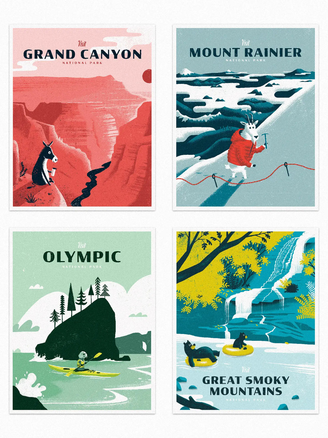 National Parks Postcard Set