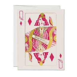 Queen of Diamonds Birthday, Red Cap Cards