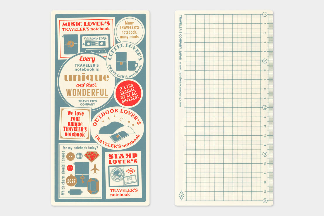 *Pre-order* 2027 Regular Plastic Sheet, Traveler's Company