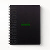 A5+ Greenbook Grid Notebook, Rhodia