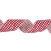 Mini Red Gingham Ribbon