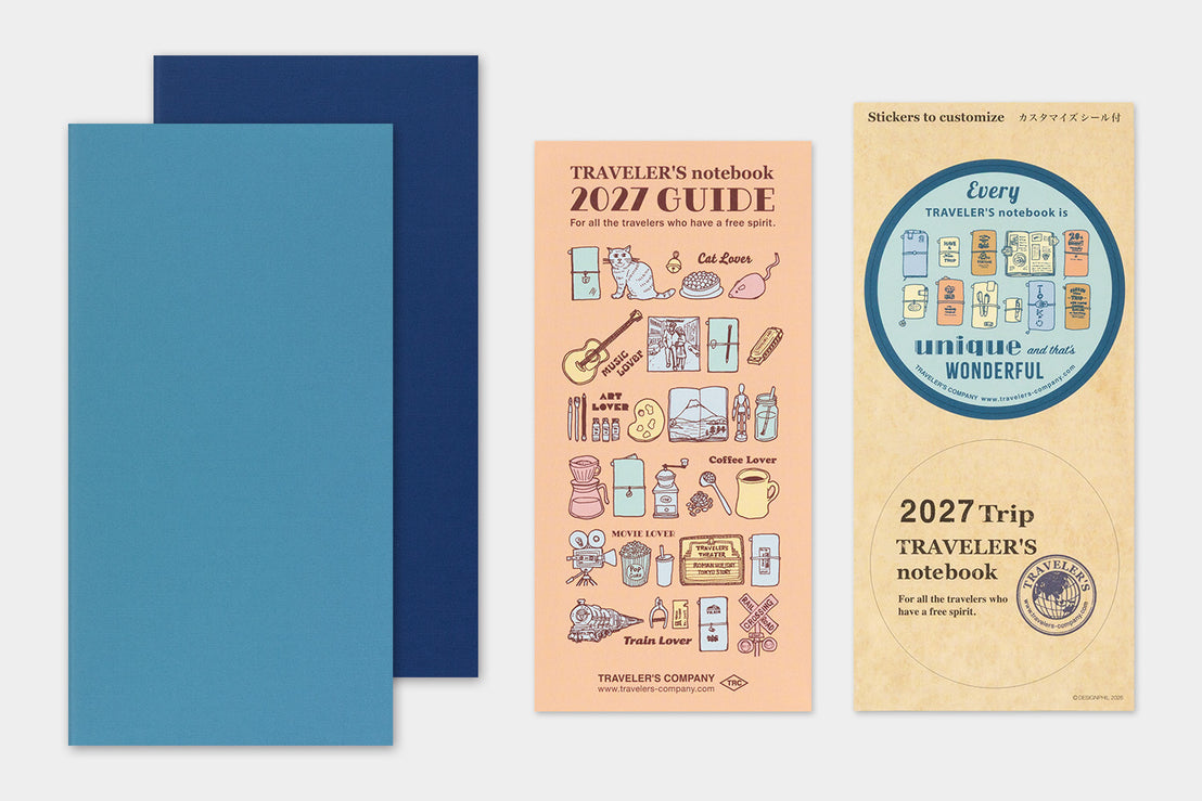 *Pre-order* 2027 Regular Weekly + Memo Refill, Traveler's Company