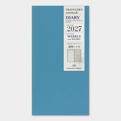 *Pre-order* 2027 Regular Weekly + Memo Refill, Traveler's Company