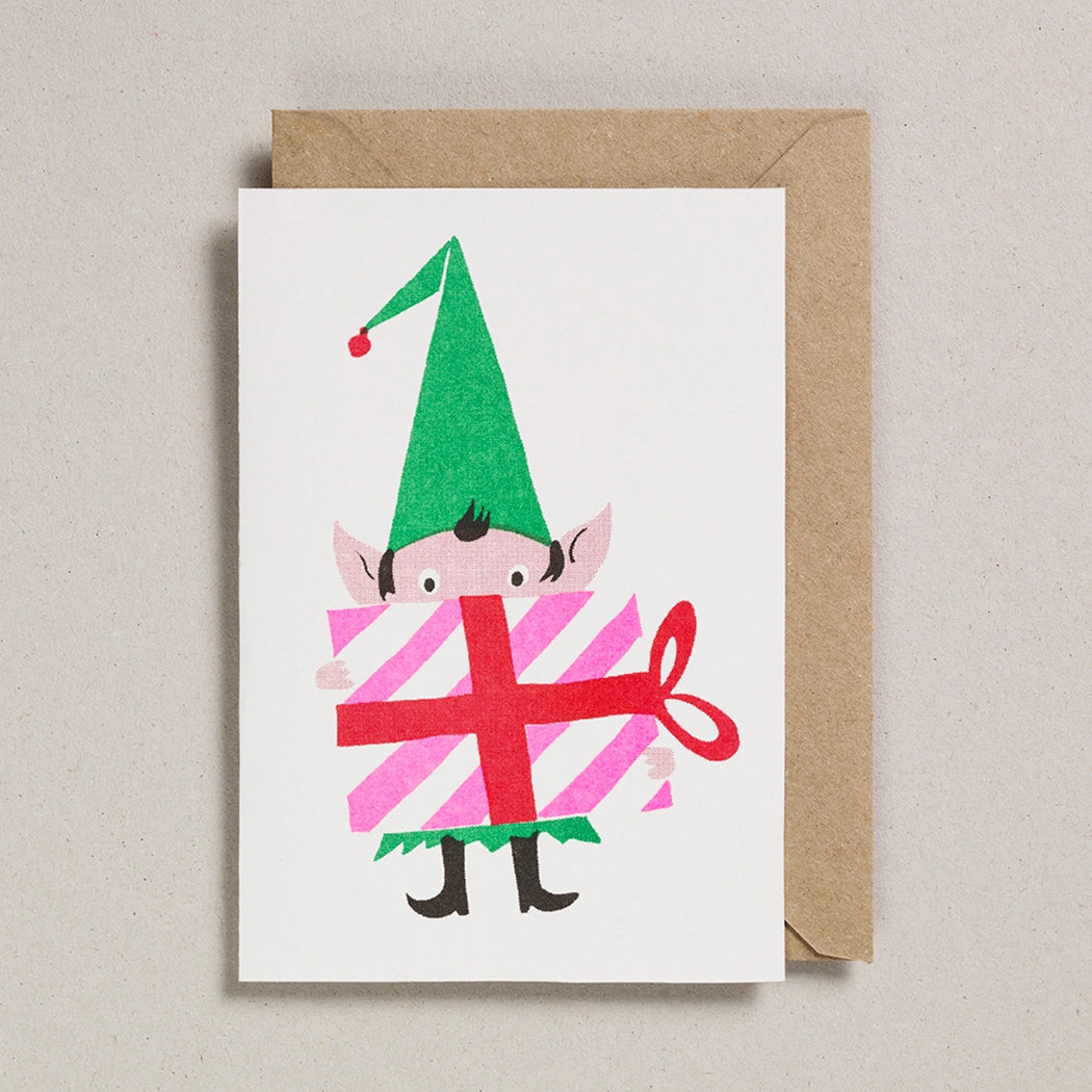 Christmas Elf Risograph, Petra Boase