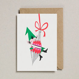 Bauble Elf Risograph, Petra Boase