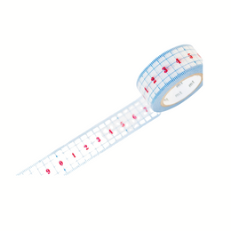 Ruler Blue & White Washi Tape