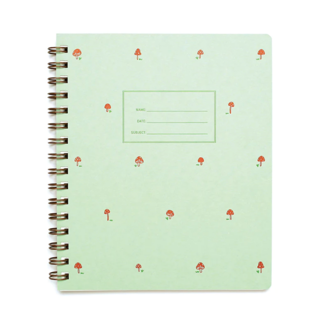 Mini Mushroom Standard Notebook, Shorthand Press