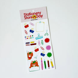 SSD 2026 Cat Cashier Sticker Sheet