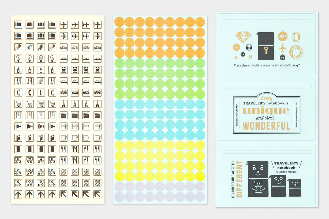 *Pre-order* 2027 Diary Sticker Set, Traveler's Company