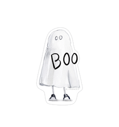 Scary Ghost Sticker